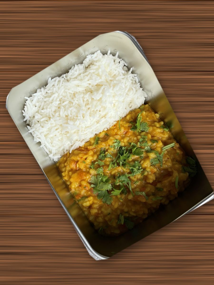 Moong Dal with basmati rice